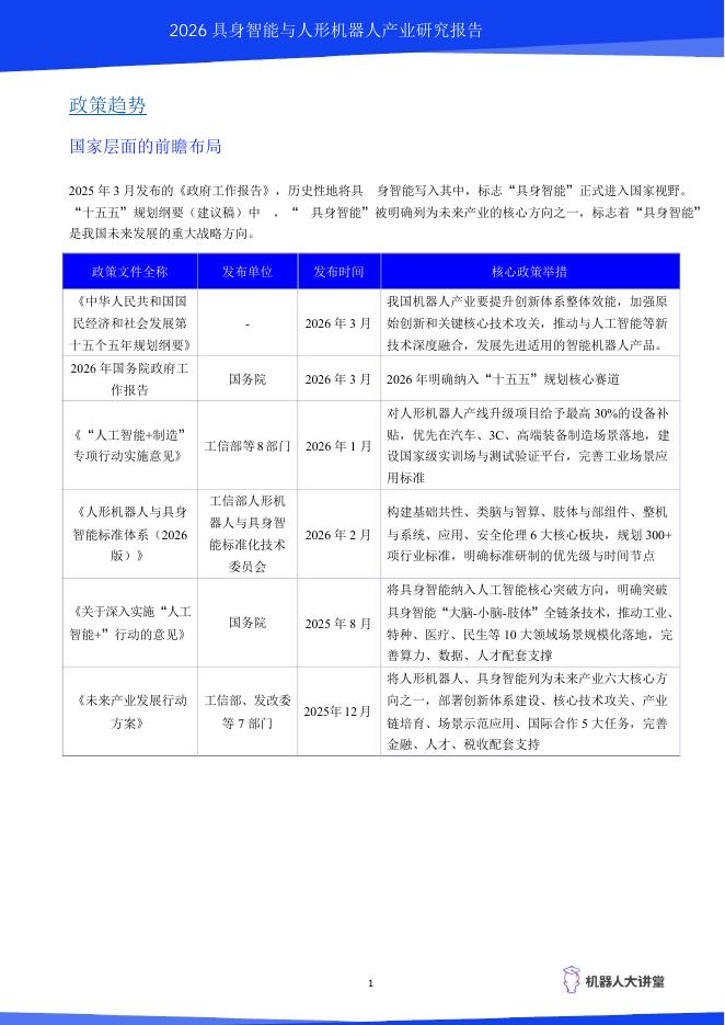 机器人大讲堂：2026年具身智能与人形机器人产业研究报告_第6页