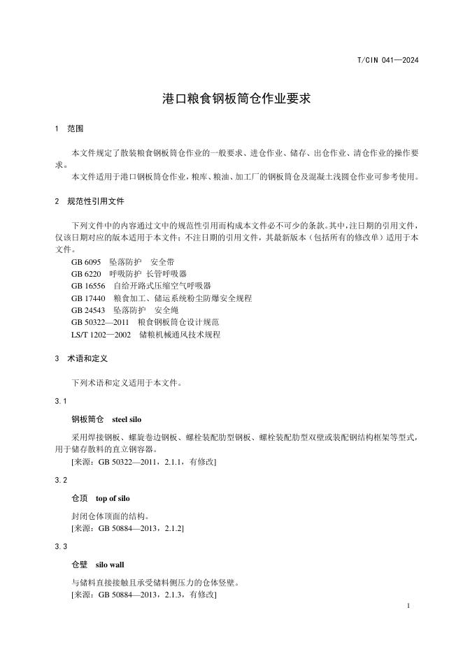T/CIN 041-2024 标准预览