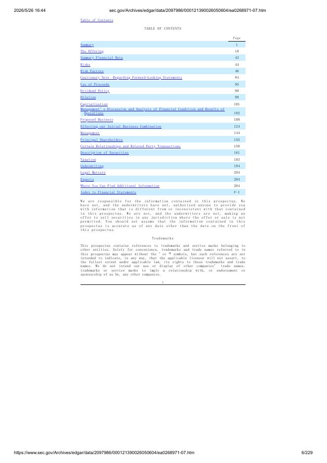 Forefront Tech Holdings Acquisition Corp.美股纳斯达克IPO上市招股说明书_第6页