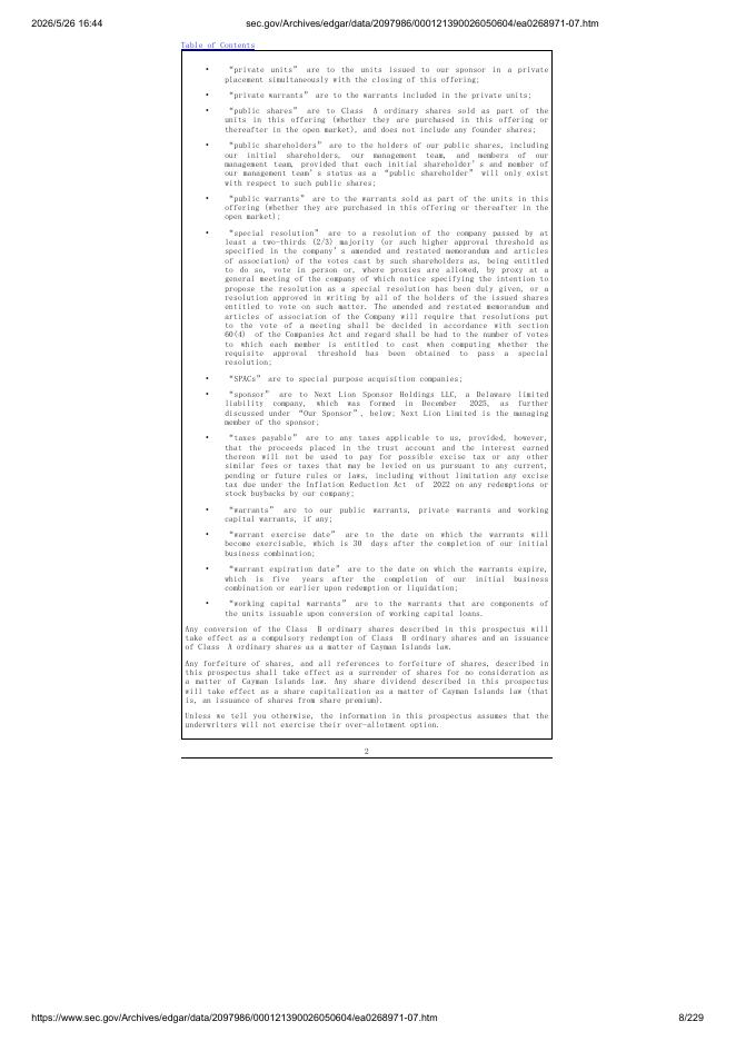 Forefront Tech Holdings Acquisition Corp.美股纳斯达克IPO上市招股说明书_第8页