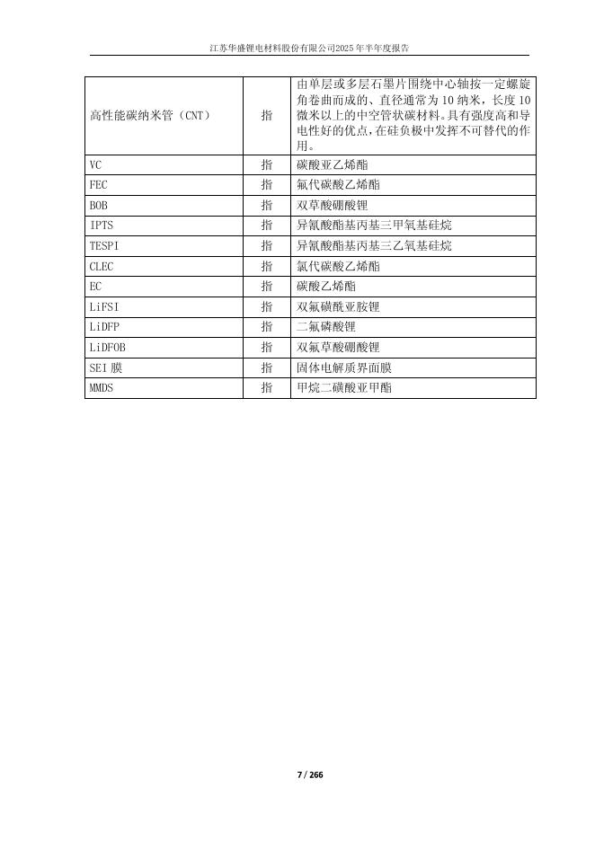 688353-华盛锂电：江苏华盛锂电材料股份有限公司2025年半年度报告(更正后)_第7页
