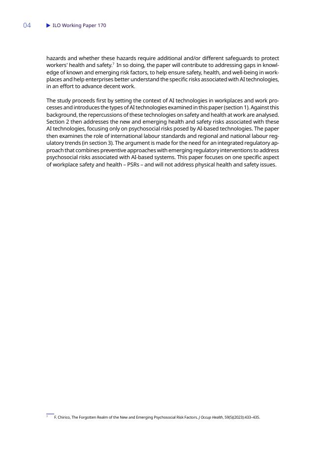 国际劳工组织（ILO）：AI系统和工作：不断变化的心理社会工作环境（英文版）_第7页