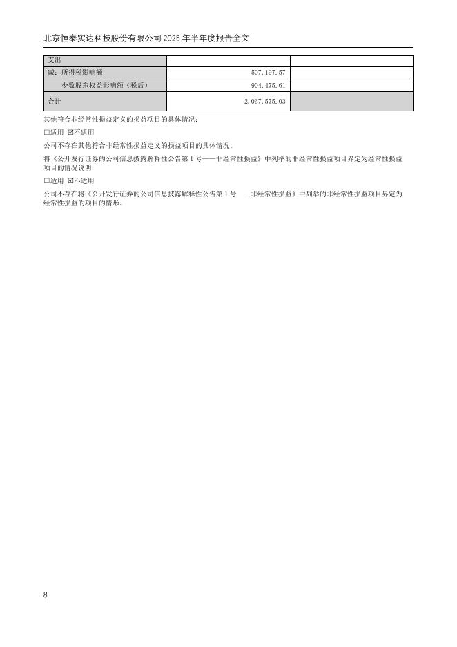 300513-恒实科技：2025年半年度报告(更正后)_第8页