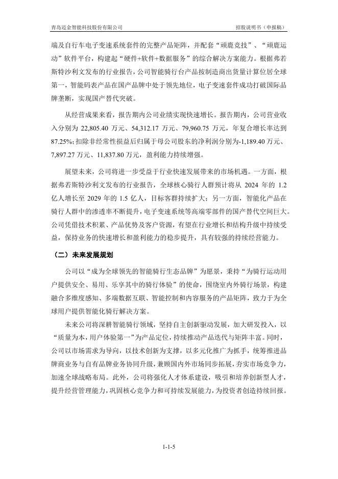青岛迈金智能科技股份有限公司创业板IPO上市招股说明书_第6页