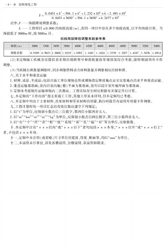 西藏自治区建设工程计价定额（2025版）D园林绿化工程（XZA2-31-2025）_第6页