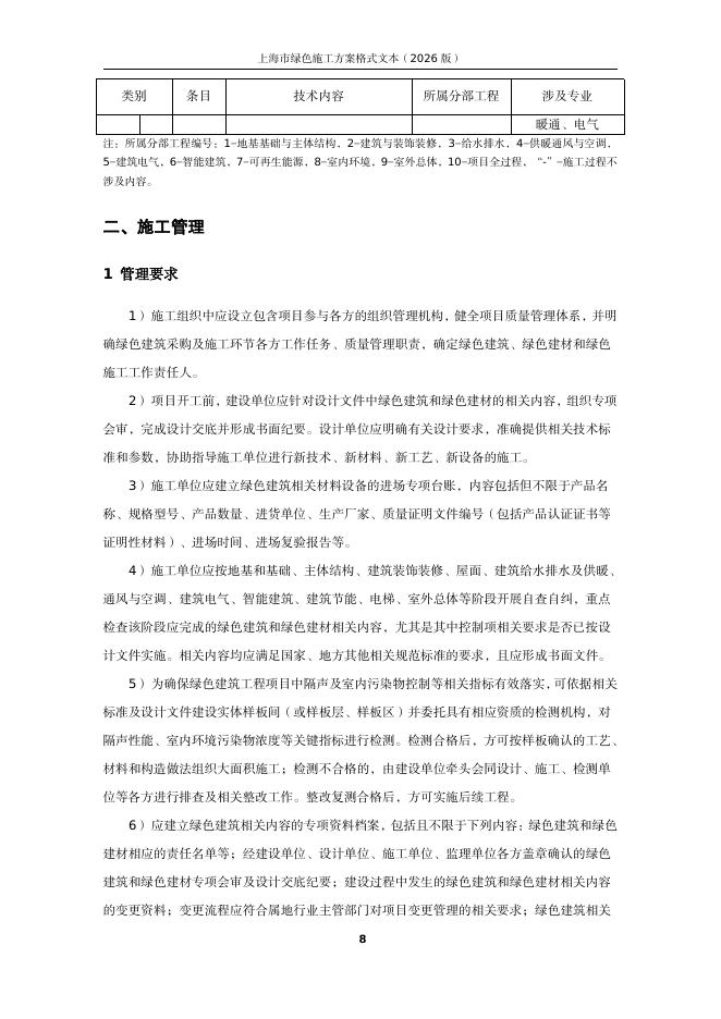 上海市绿色施工方案格式文本（2026版）_第10页