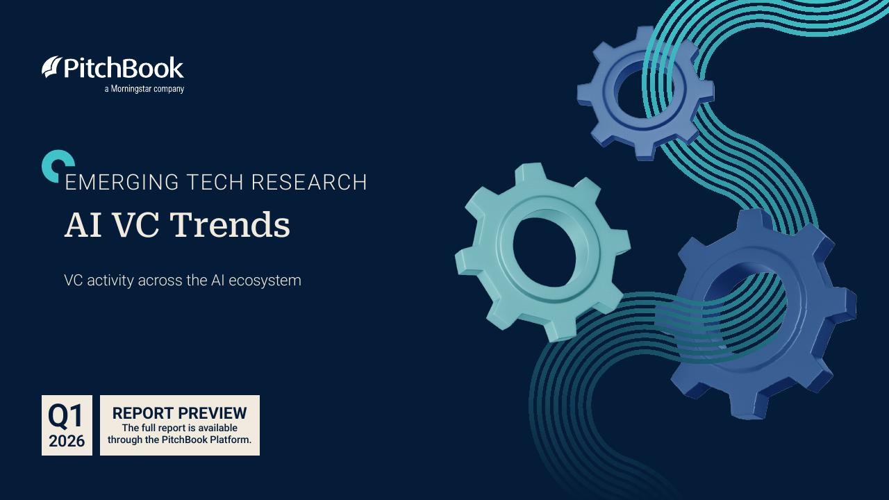 PitchBook： 2026年第一季度人工智能风险投资趋势报告海报