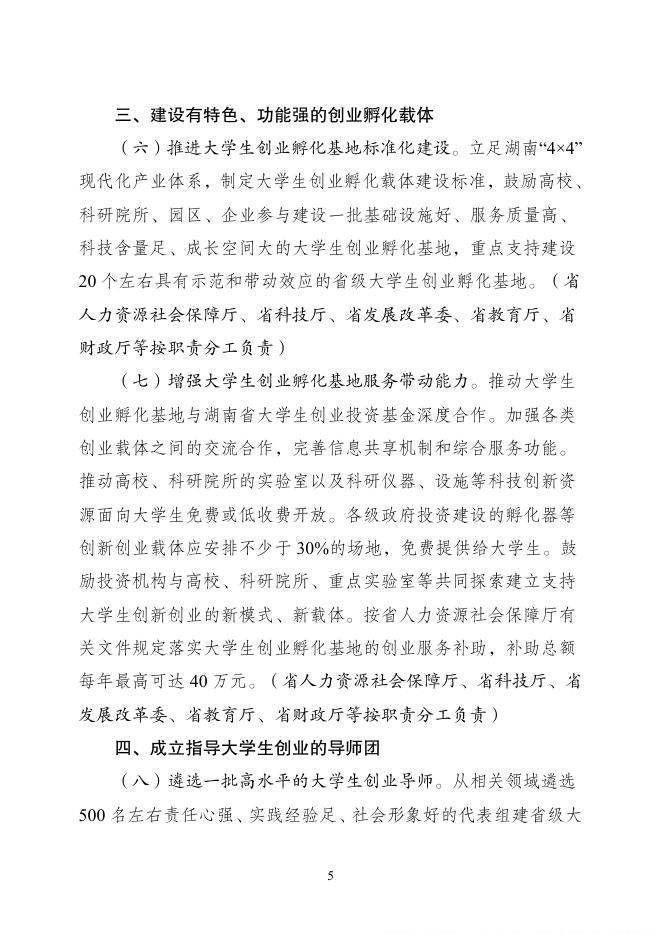 湖南省支持大学生创业工作协调机制办公室：2026年支持大学生留湘来湘创业政策汇编_第10页