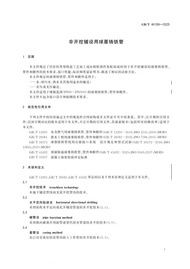 GB/T 46199-2025 标准预览
