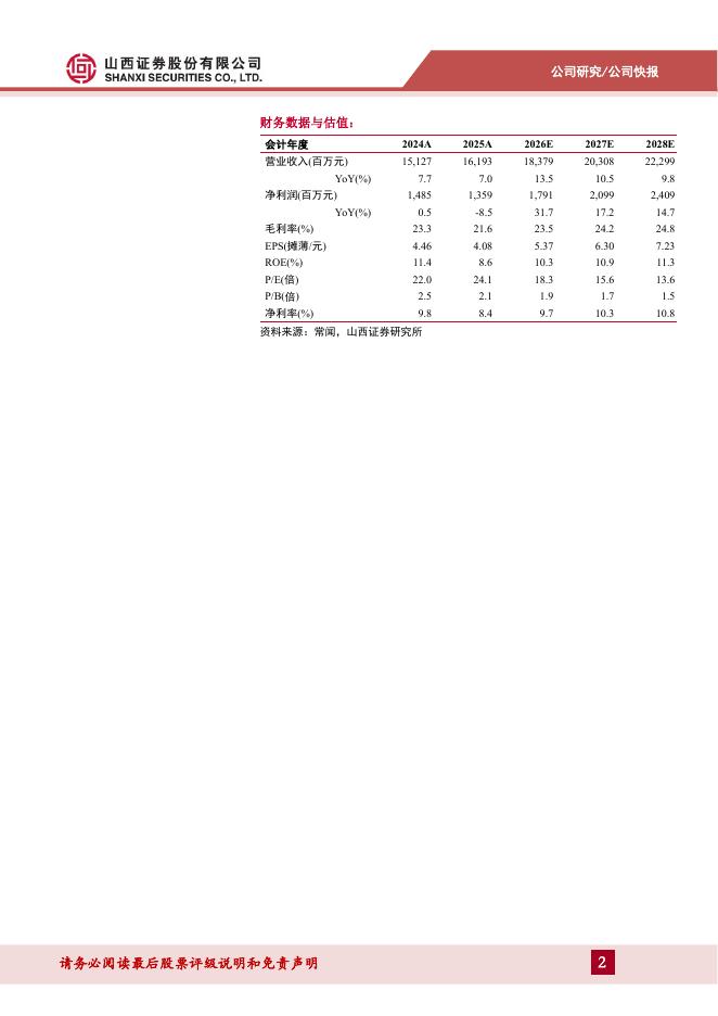 山西证券：安井食品（603345）-反转加速，业绩超预期，经营拐点确立_第2页