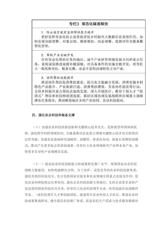 加快农业农村现代化十五五规划_第7页
