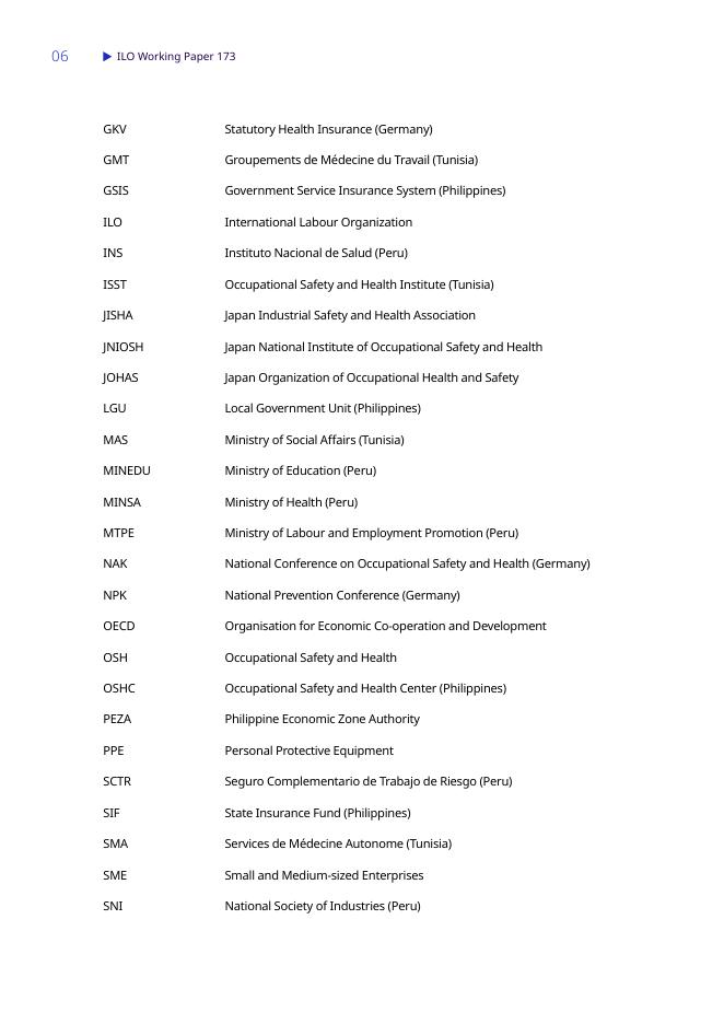 国际劳工组织（ILO）：为职业安全与健康预防融资：六个案例的比较分析（英文版）_第9页