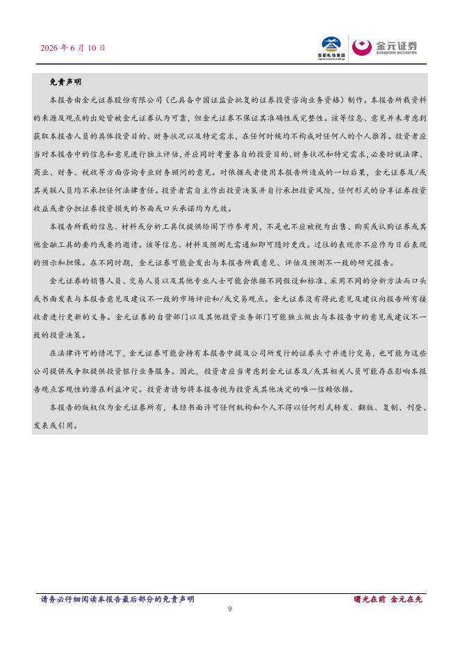 金元证券：金元晨报-260610_第9页