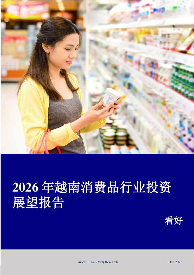 国泰君安：2026年越南消费品行业投资展望报告海报