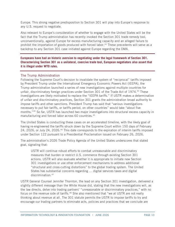 ITIF：2026年使用301条款对歧视性欧盟政策进行报复的案例（英文版）_第10页