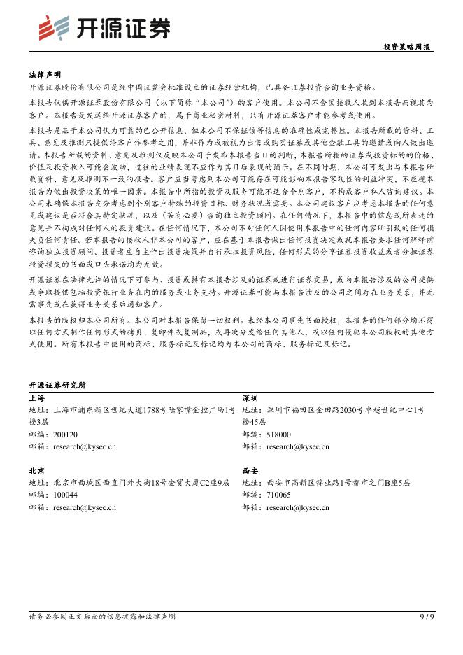 开源证券：投资策略周报：先阶段性再平衡，但长期主线或还是科技-260614_第9页