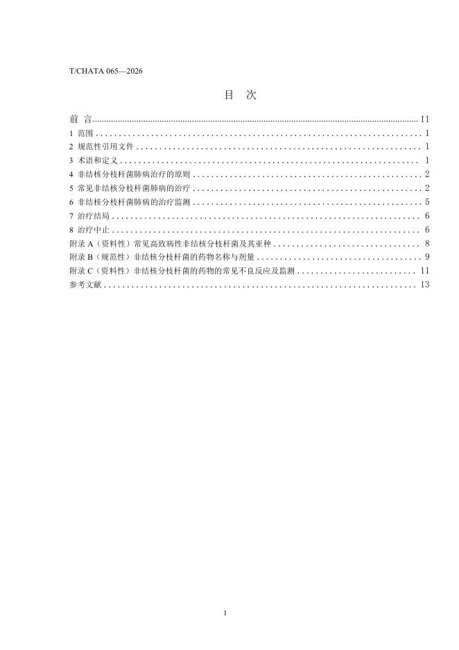 T/CHATA 065-2026 标准预览