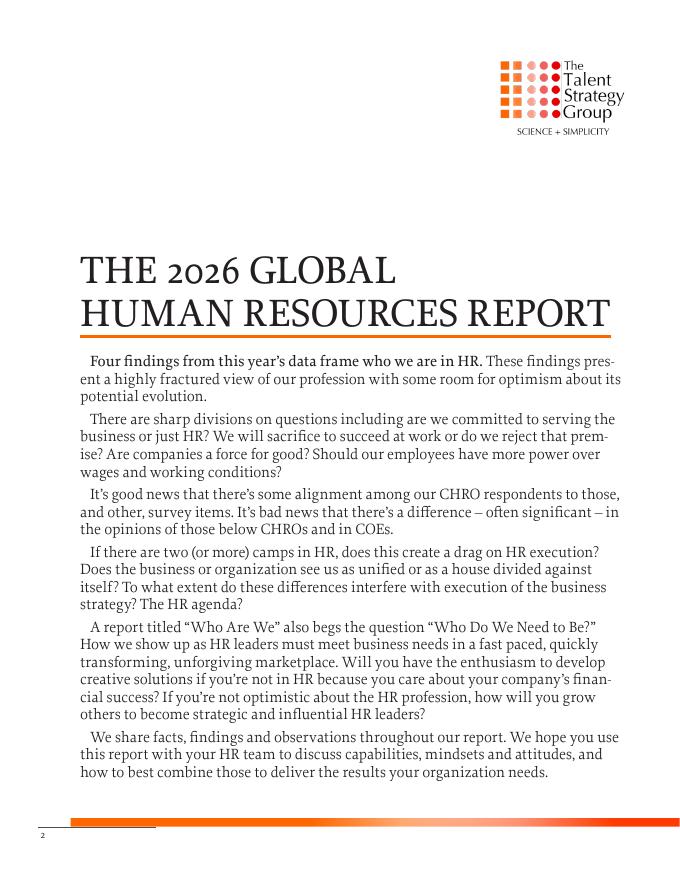 人才战略集团：2026年全球人力资源报告（英文版）_第2页