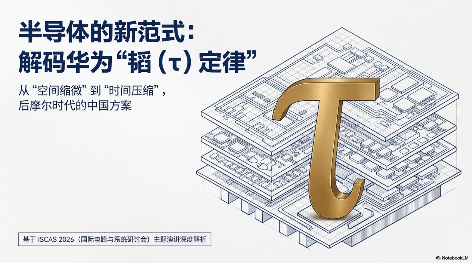 NotebookLM：2026年半导体的新范式：解码华为“韬（t）定律”海报