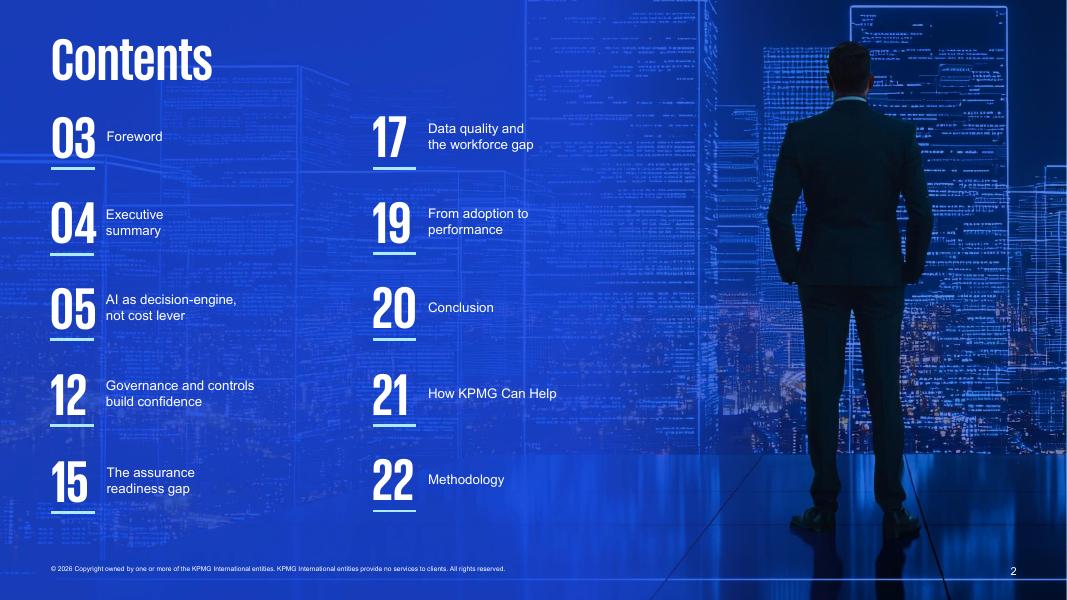 KPMG毕马威：2026年全球金融业人工智能研究报告：决策优势（英文版）_第2页