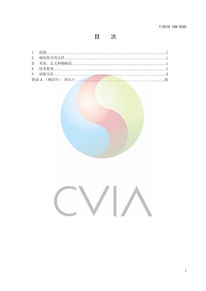 T/CVIA 158-2025 标准预览