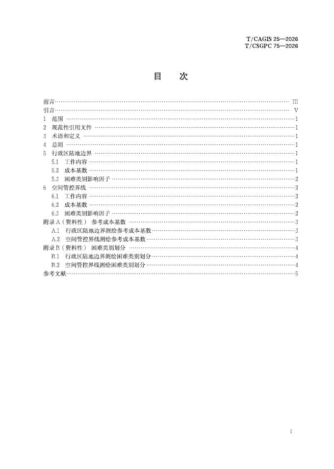 T/CAGIS 25-2026 标准预览