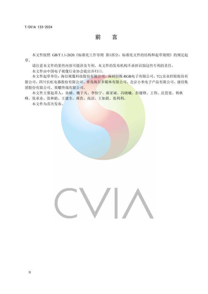 T/CVIA 133-2024 标准预览