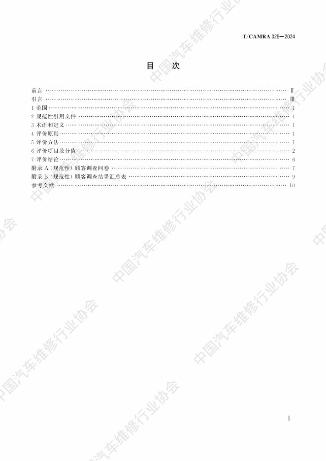 T/CAMRA 025-2024 标准预览