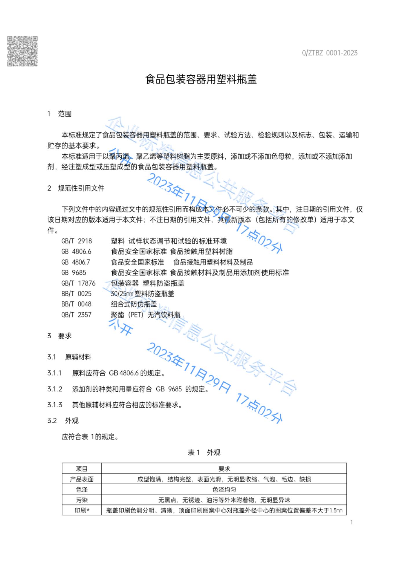 Q/ZTBZ 0001-2023 标准预览