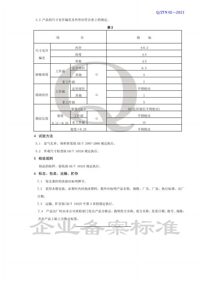 Q/ZTN 02-2021 标准预览