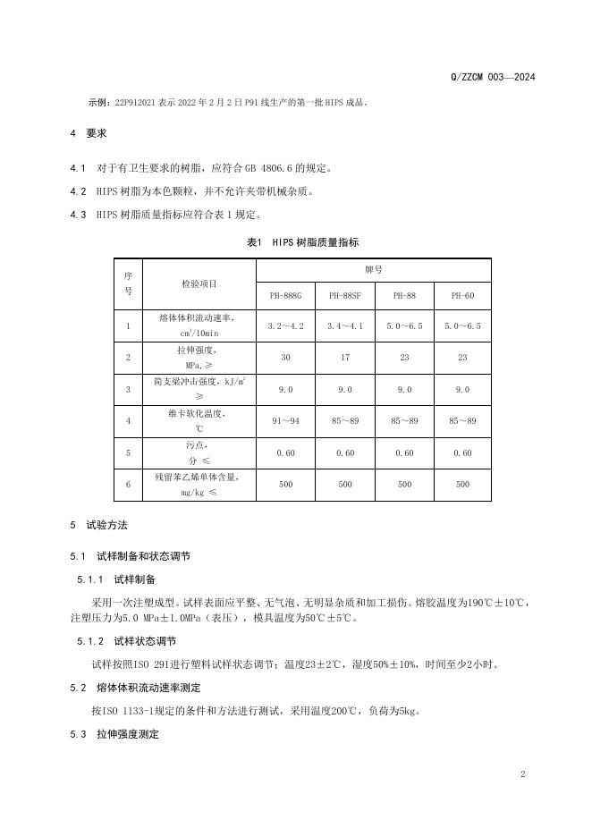 Q/ZZCM 003-2024 标准预览