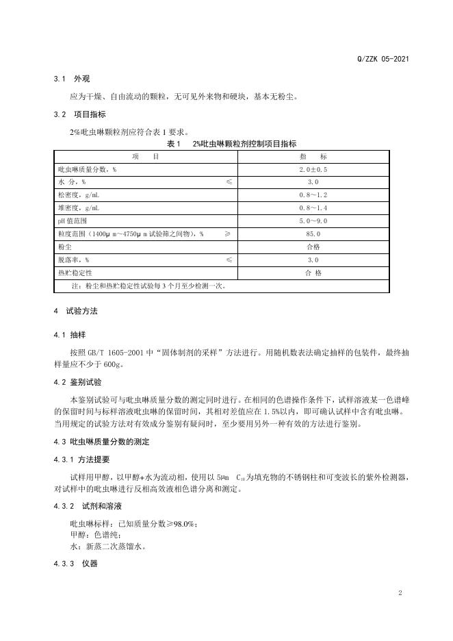 Q/ZZK 05-2021 标准预览