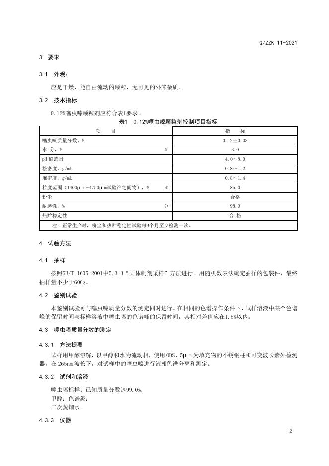 Q/ZZK 11-2021 标准预览