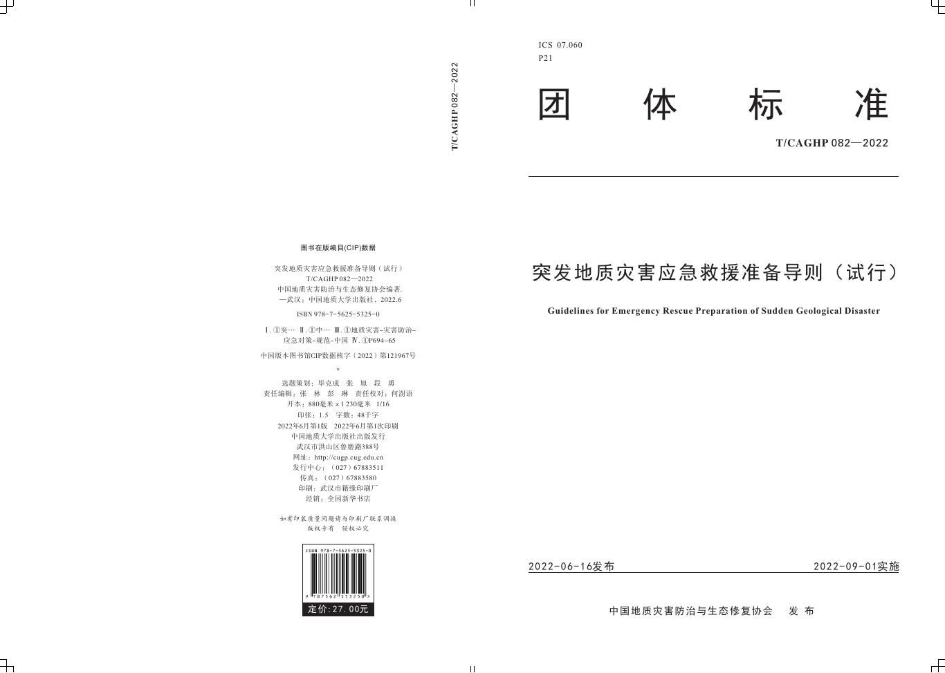 T/CAGHP 082-2022 标准预览