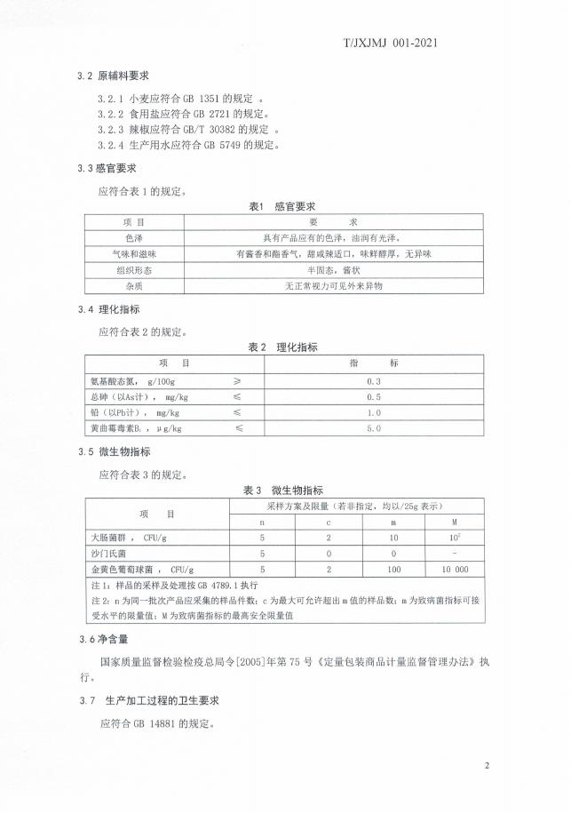 T/JXJMJ 001-2021 标准预览