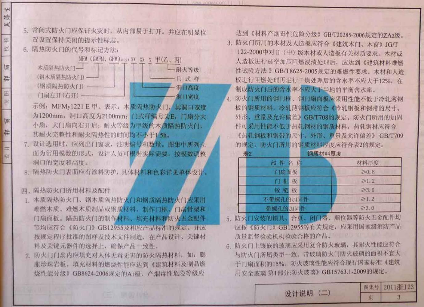 2011浙J23 标准预览