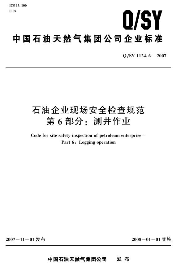 Q/SY 1124.6-2007 标准预览