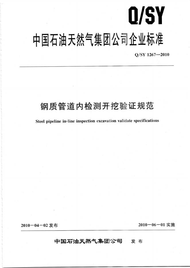 Q/SY 1267-2010 标准预览