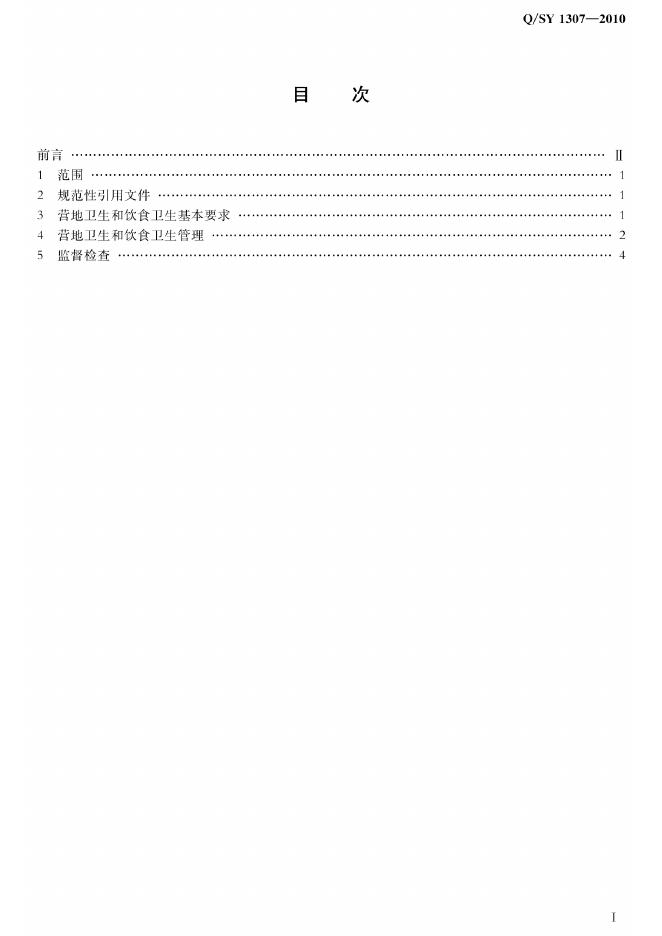 Q/SY 1307-2010 标准预览
