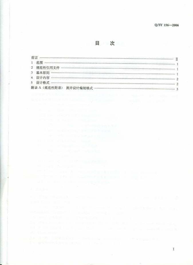 Q/SY 156-2006 标准预览