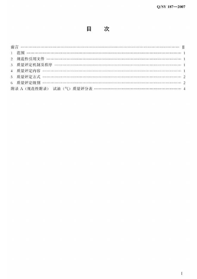Q/SY 187-2007 标准预览