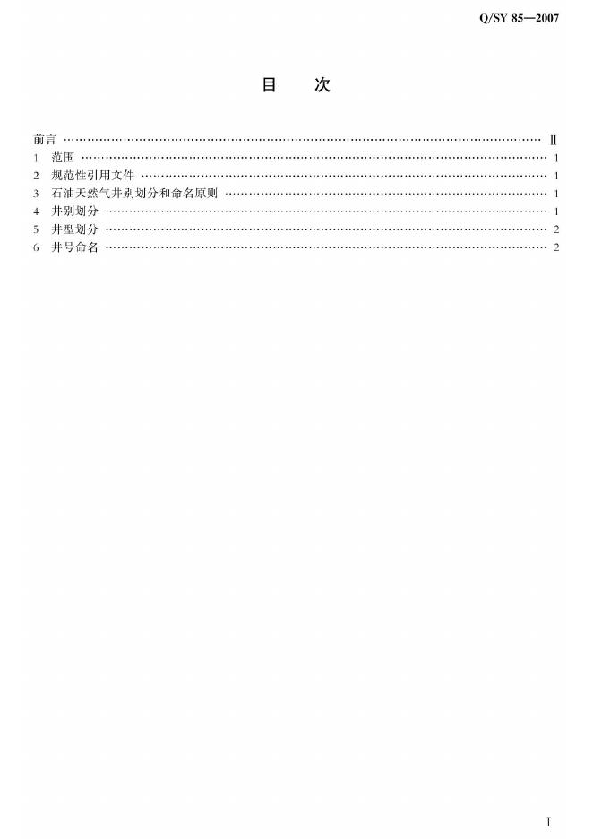 Q/SY 85-2007 标准预览