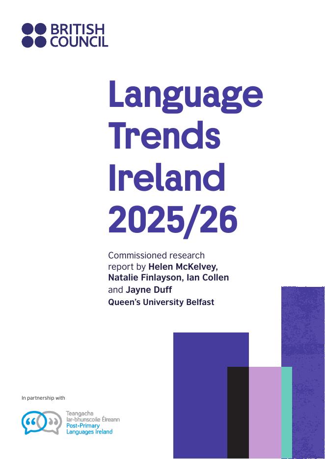 英国文化教育协会：2025-26年爱尔兰语言趋势报告（英文版）海报