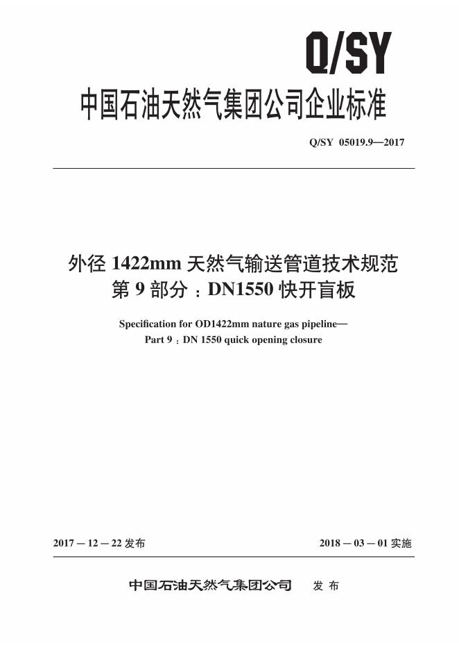 Q/SY 05019.9-2017 标准预览