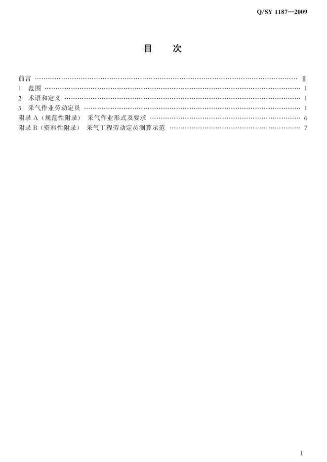 Q/SY 1187-2009 标准预览