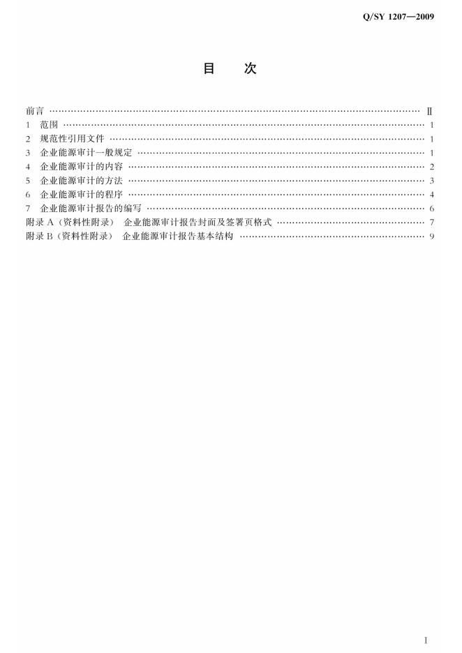 Q/SY 1207-2009 标准预览