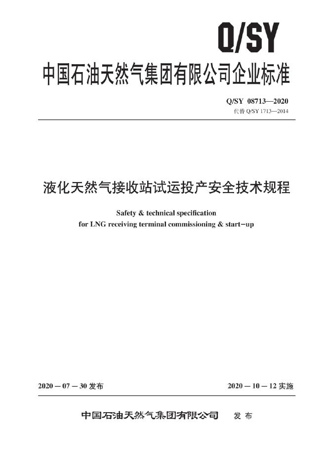 Q/SY 08713-2020 标准预览