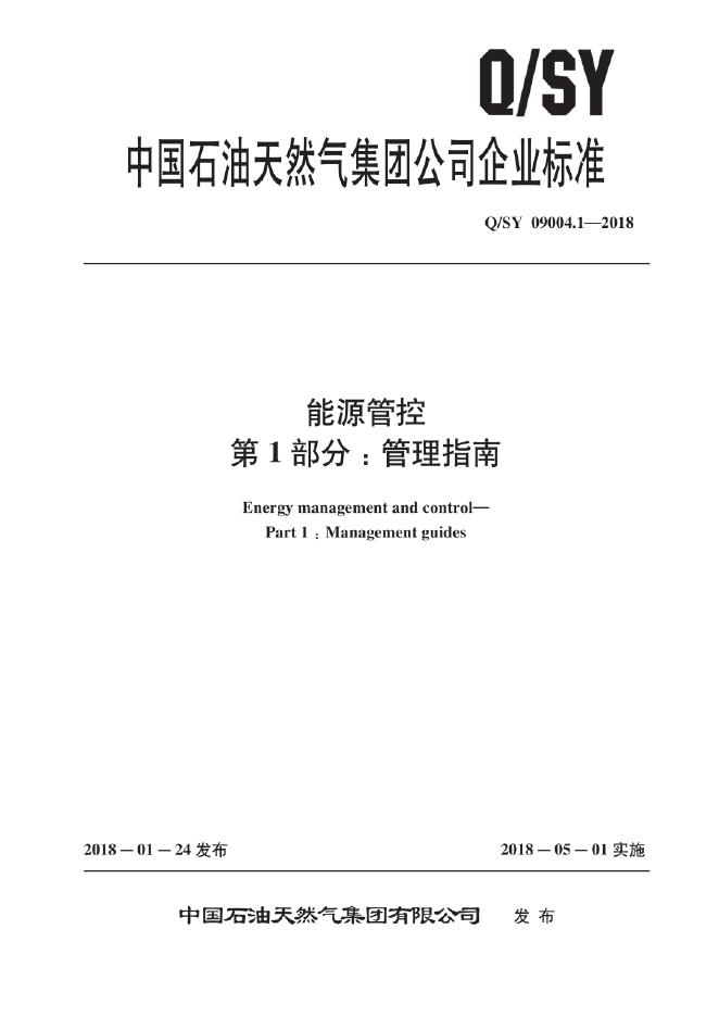 Q/SY 09004.1-2018 标准预览