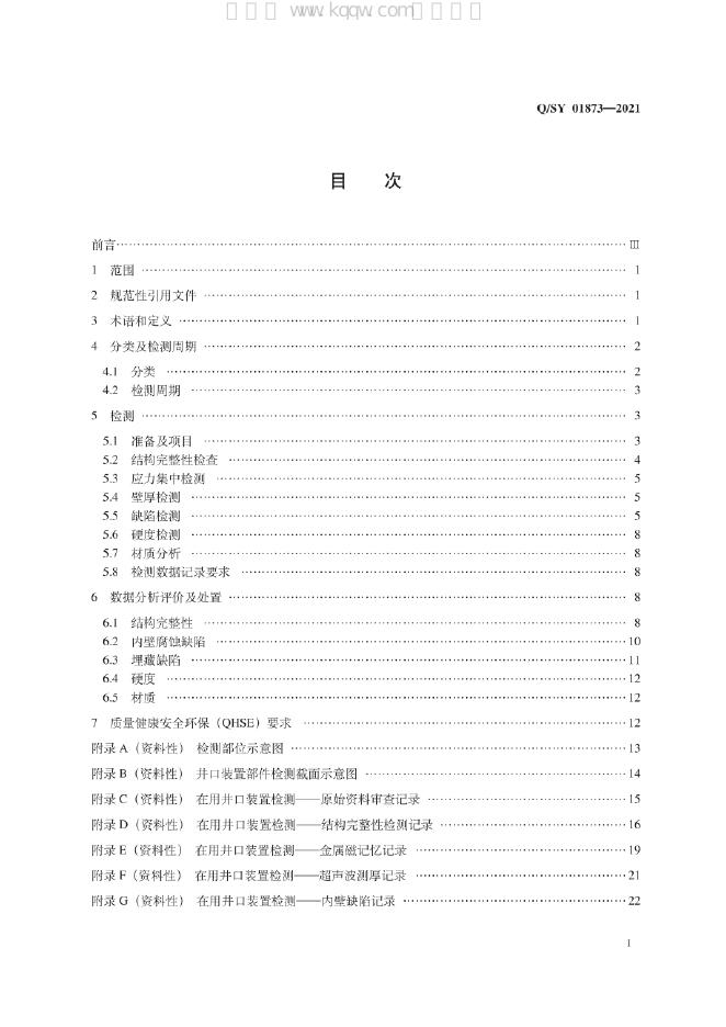 Q/SY 01873-2021 标准预览