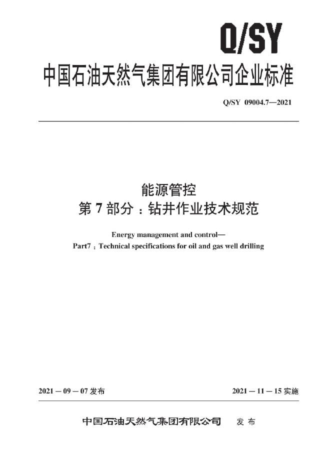 Q/SY 09004.7-2021 标准预览